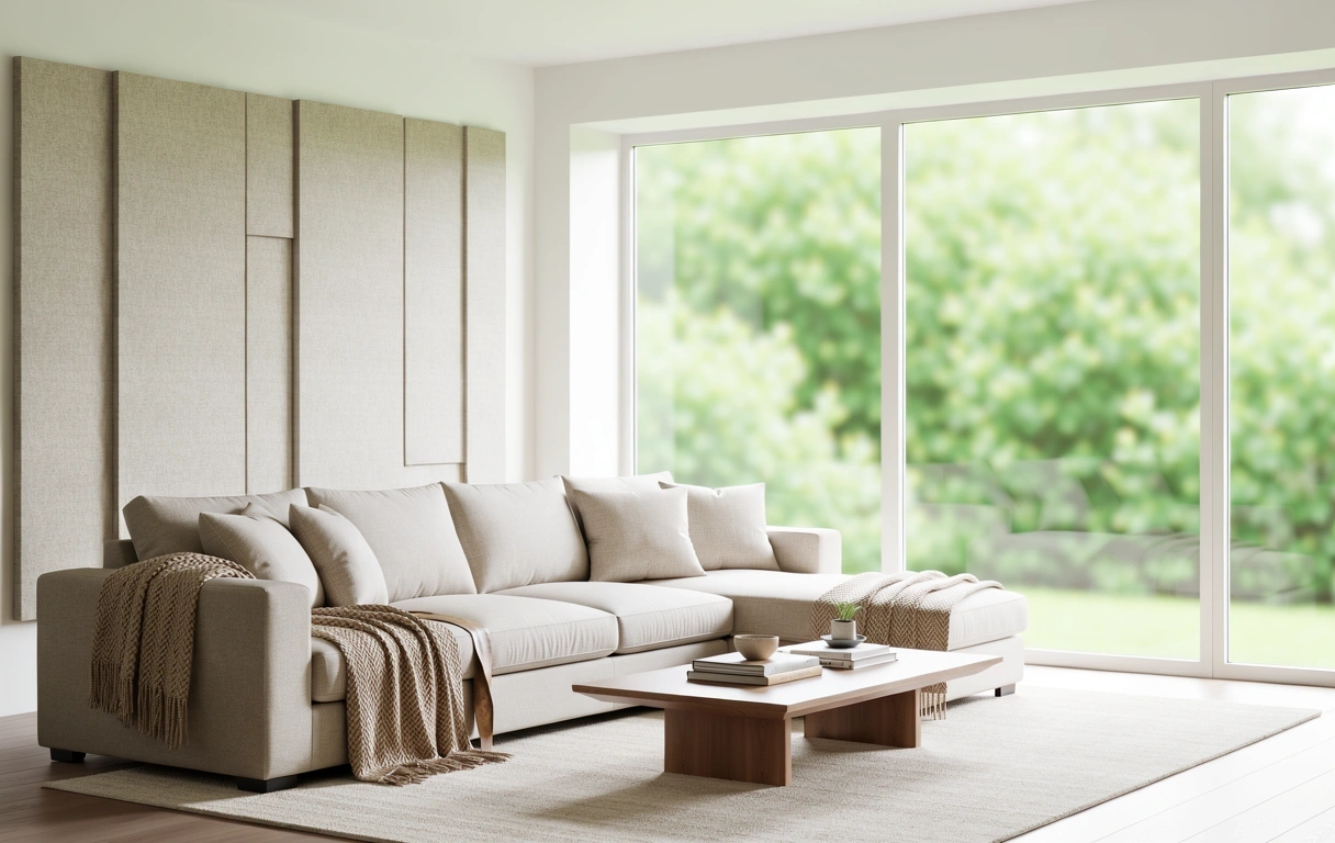 Interno domestico ottimizzato acusticamente